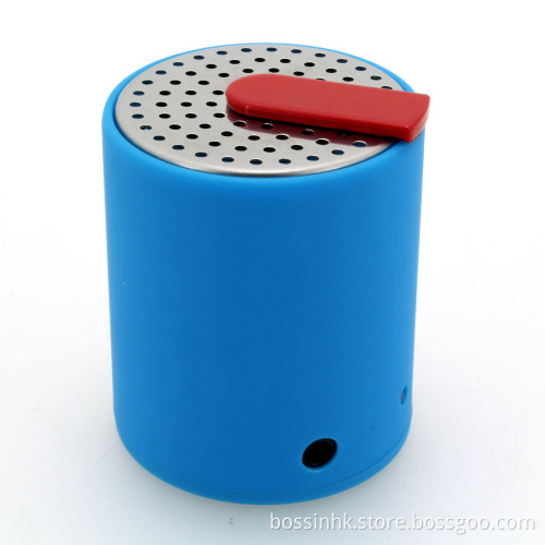 Portable Plastic Bluetooth Speaker with Cylinder 200mAh MP3 USB (Bn-112)
